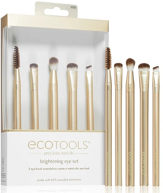 Набор кистей для макияжа - EcoTools Precious Metals — фото N1