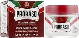 Духи, Парфюмерия, косметика УЦЕНКА Крем до бритья - Proraso Red Pre Shaving Cream *