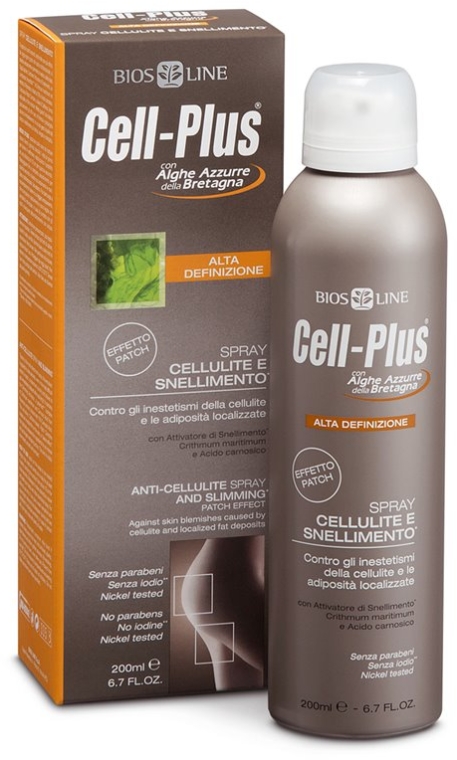Спрей від целюліту і для схуднення з ефектом пластиру - BiosLine Cell-Plus Anti-Cellulite Spray