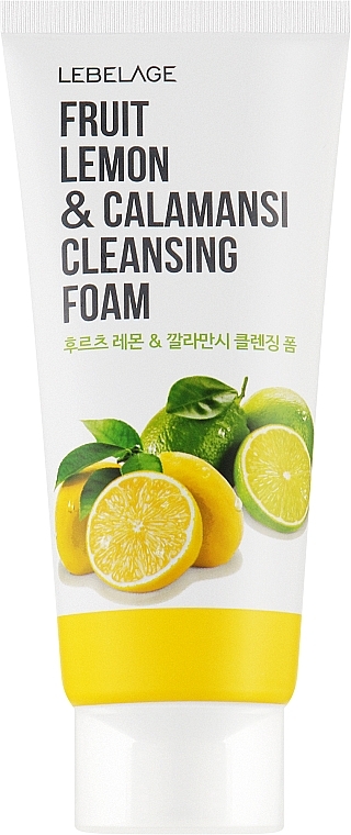 Пінка для вмивання з лимоном і каламансі - Lebelage Fruit Lemon & Calamansi Cleansing Foam — фото N1