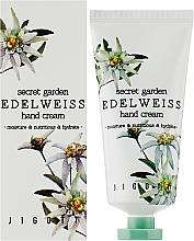 Крем для рук з екстрактом едельвейса - Jigott Secret Garden Edelweiss Hand Cream — фото N2