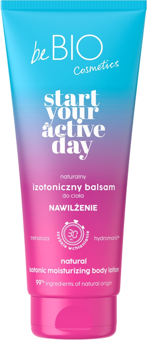 Увлажняющий изотонический лосьон для тела - BeBio Start Your Active Day Body Lotion — фото 200ml