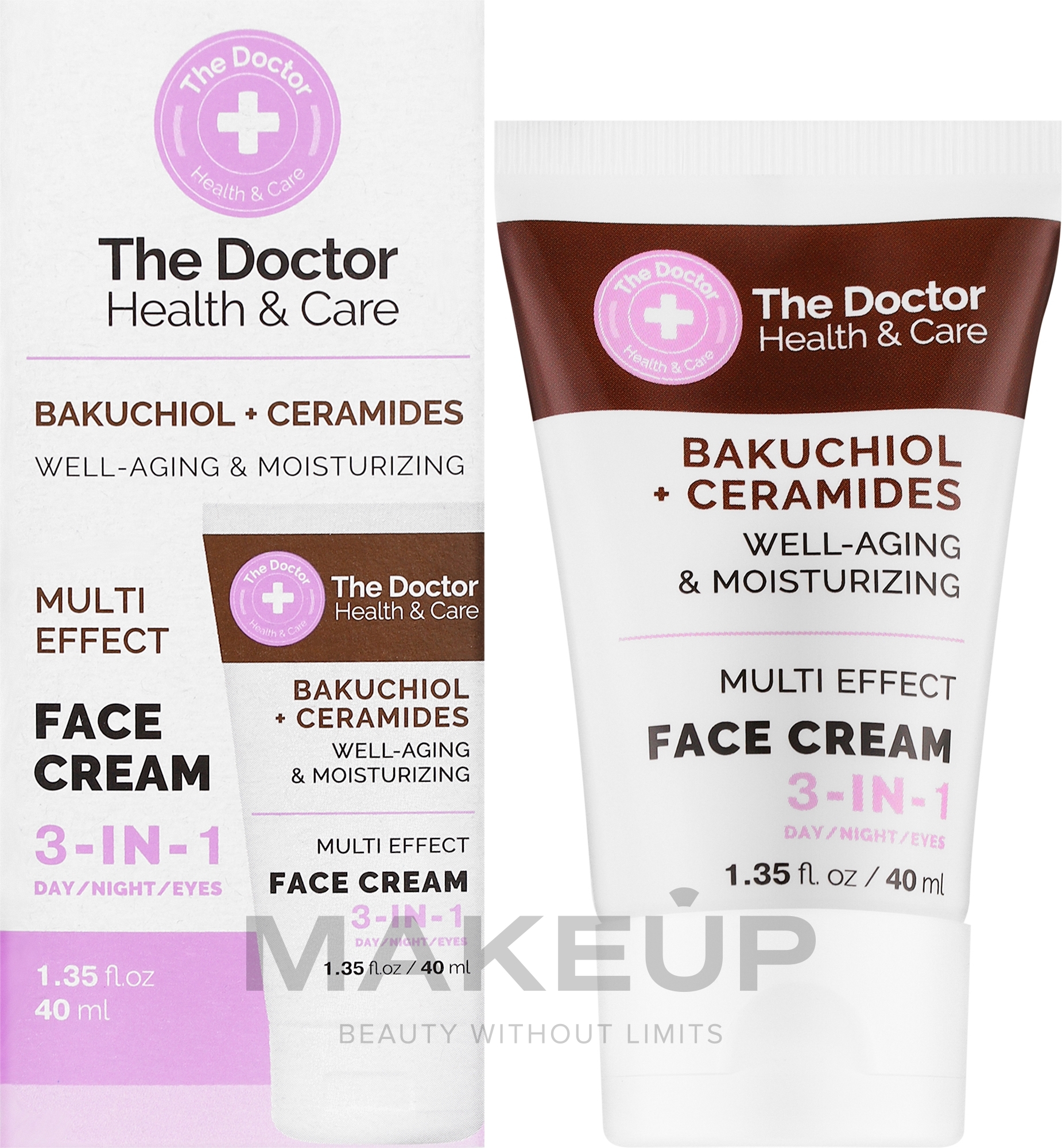 Крем для лица 3 в 1 - The Doctor Health & Care Bakuchiol + Ceramides Face Cream — фото 40ml