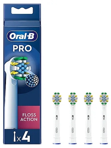 Сменные насадки для электрической зубной щетки, 4 шт. - Oral-B Pro Floss Action Power Toothbrush Refill Heads — фото N1