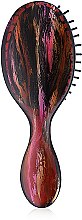 Гребінець для волося, E789RO-M-B0119, коричнево-рожевий - Mari N — фото N2
