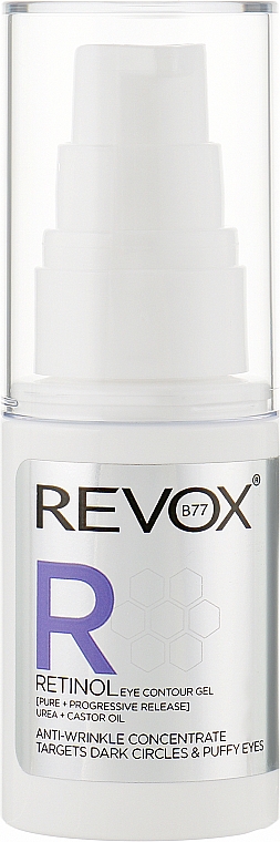 Гель-концентрат вокруг глаз против морщин с ретинолом - Revox B77 Retinol Eye Gel Anti-Wrinkle Concentrate