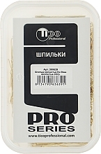 Шпильки для волос волнистые без наконечника, 50 мм, золотистые - Tico Professional — фото N1