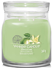 Духи, Парфюмерия, косметика Ароматическая свеча в банке "Vanilla Lime", 2 фитиля - Yankee Candle Singnature 