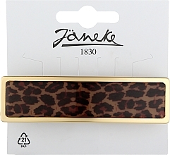 Парфумерія, косметика Заколка-автомат для волосся JG45020G MAC, 9 x 2.5 см, з леопардовим принтом - Janeke