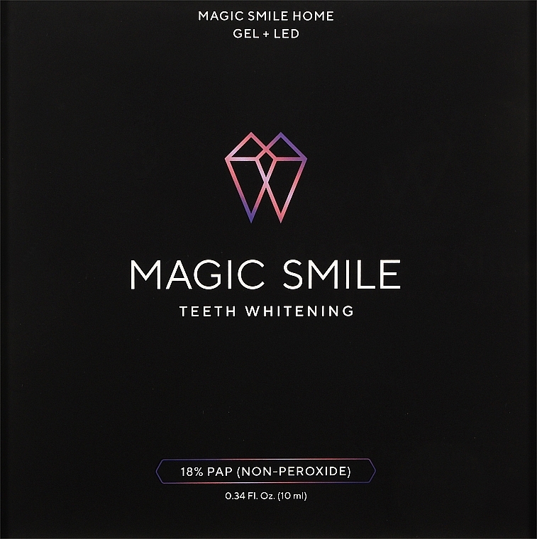 Набір для відбілювання зубів - Magic Smile Teeth Whitening Gel + LED — фото N1