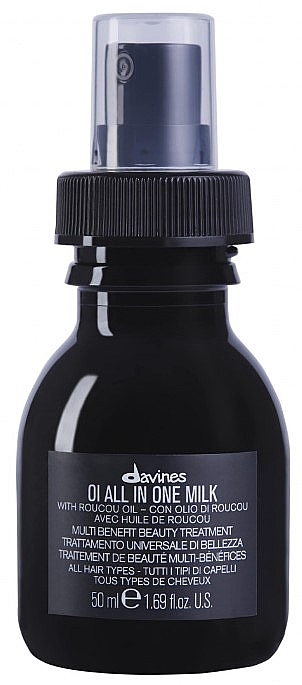 Молочко-спрей для волос - Davines Oi Multi Benefit Beauty Treament All In One Milk With Roucou Oil — фото N3