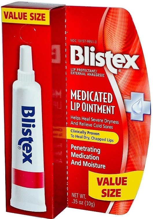 Лечебная мазь для губ - Blistex Medicated Lip Ointment — фото N1