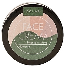 Парфумерія, косметика Крем для обличчя - Solime Incenso E Mirra Face Cream