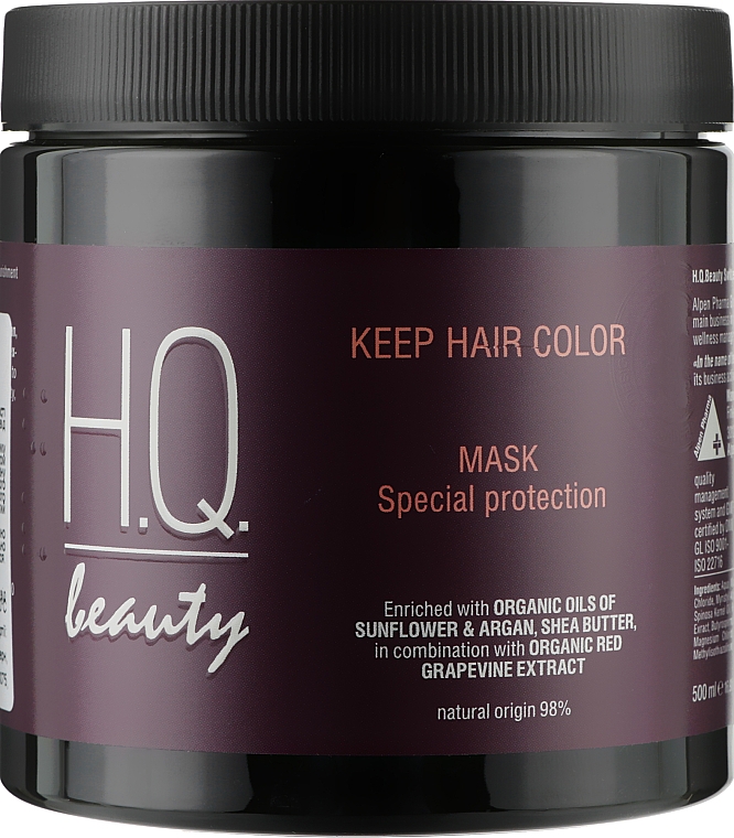 Маска для захисту кольору волосся - H.Q.Beauty Keep Hair Color Mask — фото N3