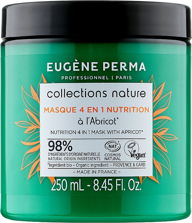Маска живильна для волосся, відновлювальна, 4 в 1 - Eugene Perma Collections Nature Masque 4 en 1 Nutrition