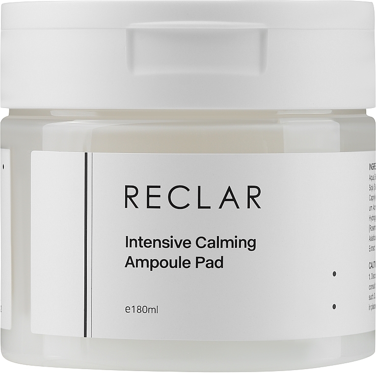 Интенсивная успокаивающая ампульная подушечка - Reclar Intensive Calming Ampoule Pads — фото N1