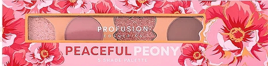 Палетка теней для век - Profusion Cosmetics Blooming Hues 5-Shade Palette  — фото N3