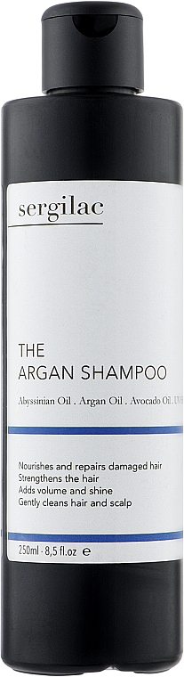 Шампунь с аргановым маслом - Sergilac The Argan Shampoo — фото N1