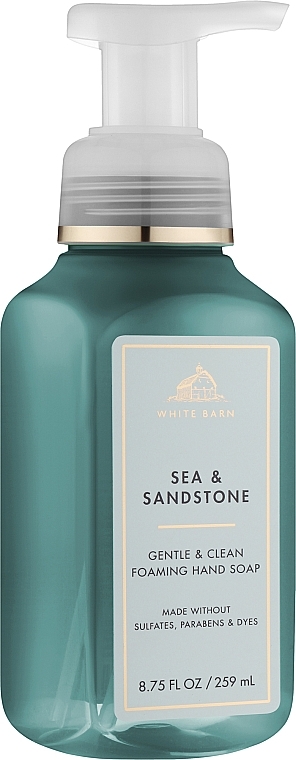 Мило-піна для рук - Bath and Body Works Sea & Sandstone Gentle & Clean Foaming Hand Soap — фото N1