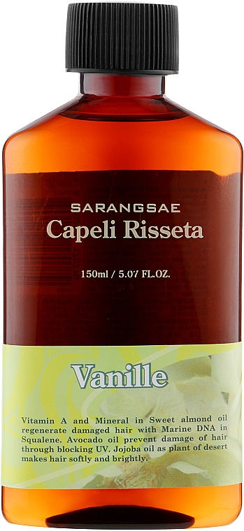 Олія для догляду та відновлення волосся - Sarangsae Capeli Risseta Vanille — фото N1