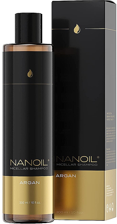 Міцелярний шампунь з олією арганії - Nanoil Argan Micellar Shampoo — фото N1