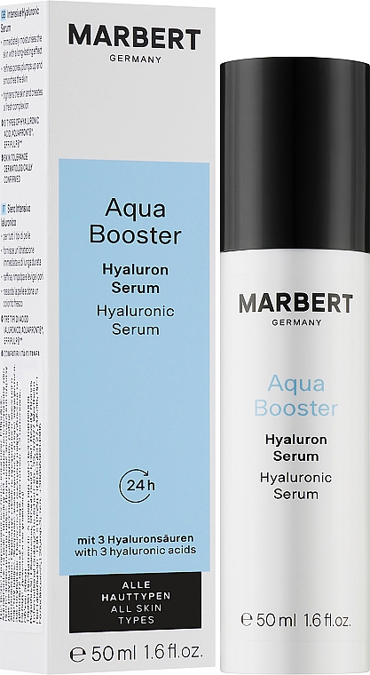 Гиалуроновая сыворотка - Marbert Aqua Booster Hyaluron Serum — фото N2