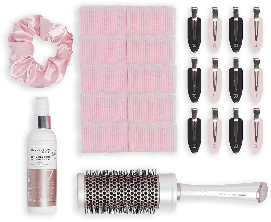Набір - Makeup Revolution Hair Plex Heat Protect Blowout Gift Set — фото N1