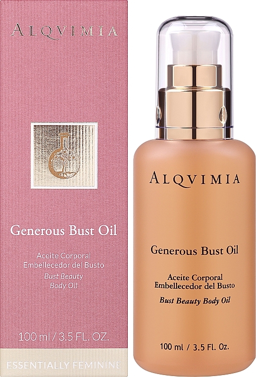 Масло для бюста - Alqvimia Generous Bust Oil — фото N2