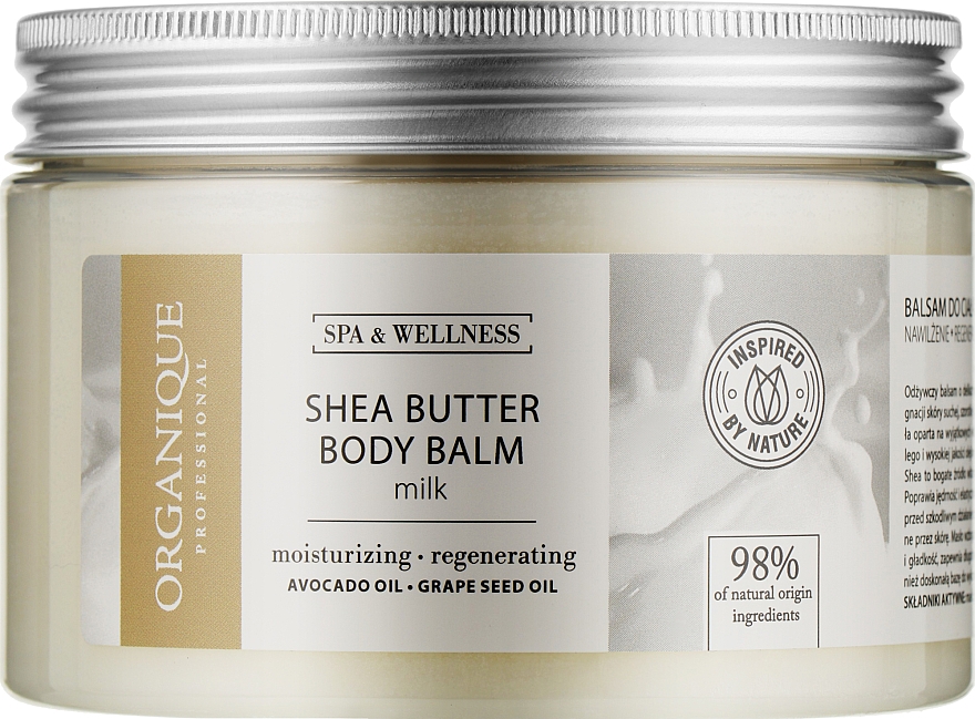 Бальзам для тіла - Organique Professional Shea Butter Body Balm Milk — фото N3