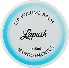 Духи, Парфюмерия, косметика Бальзам для губ с эффектом объема "Манго+Ментол" - Lapush