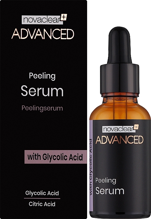 Сыворотка-пилинг с гликолевой кислотой - Novaclear Advanced Peeling Serum with Glycolic Acid — фото N2