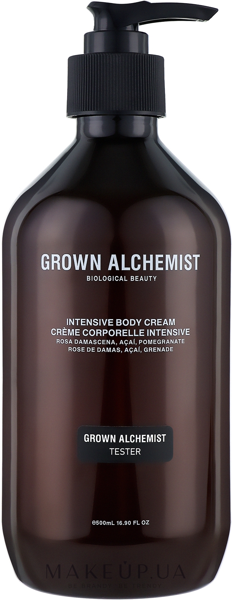 Крем для тела - Grown Alchemist Intensive Body Cream Rosa Damascena Acai & Pomegranate (тестер) — фото 500ml