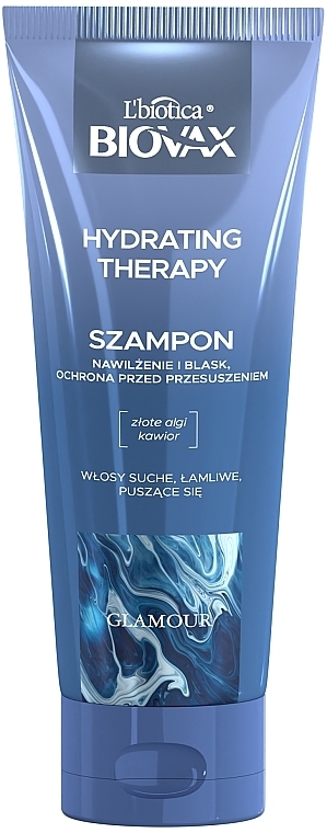 Шампунь для волос - L'biotica Biovax Glamour Hydrating Therapy — фото N1