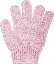 Рукавичка-пілінг для масажу тіла, рожева - Titania — фото N1