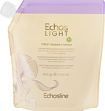 Осветляющий порошок - Echosline Echos Light Violet Bleach 7 Levels — фото N1