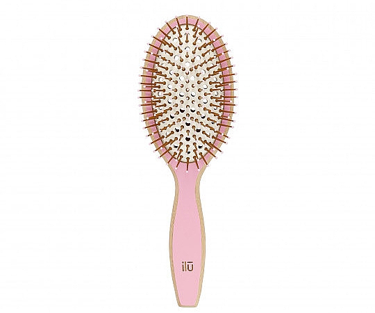 Щітка для волосся "BambooM. Pink Flamingo" - Ilu Bamboo Hair Brush — фото N1