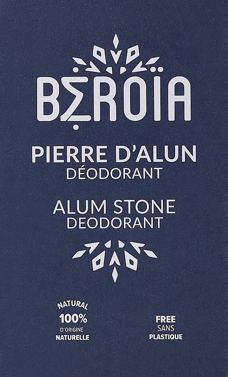 Натуральный дезодорант - Beroia Alum Stone Deodorant — фото N1
