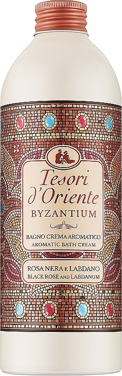 Парфюмированный крем-гель для ванны, черная роза и ламданум - Tesori d`Oriente Byzantium