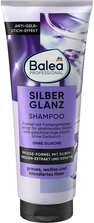 Шампунь для волосся "Срібний блиск" - Balea Professional Silberglanz Shampoo — фото N1