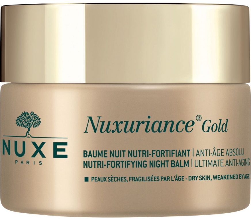Питательный ночной бальзам - Nuxe Nuxuriance Gold Nutri-Fortifying Night Balm — фото N1