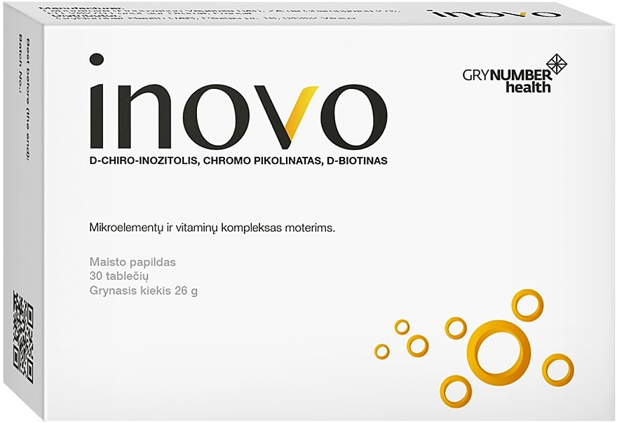 Комплекс витаминов и микроэлементов для женщин - GryNumber Health Inovo — фото N1