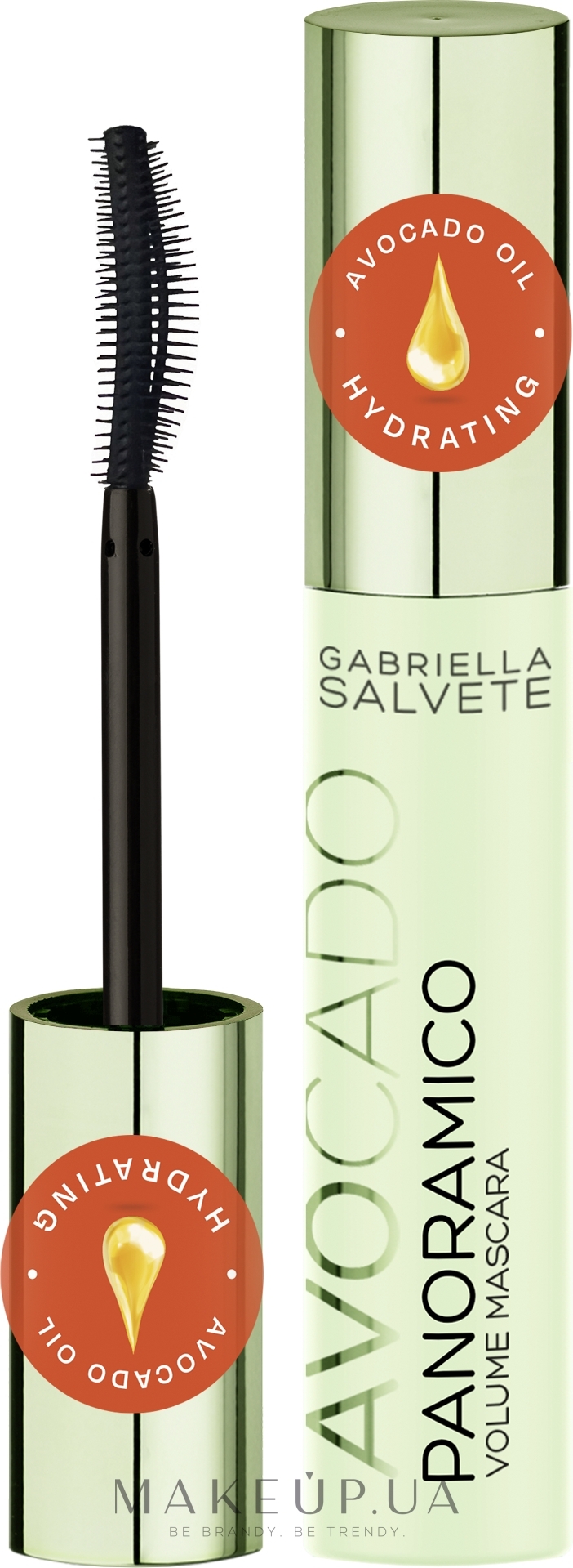 Об'ємна туш для вій - Gabriella Salvete Panoramico Mascara Volume Avocado Oil — фото Black