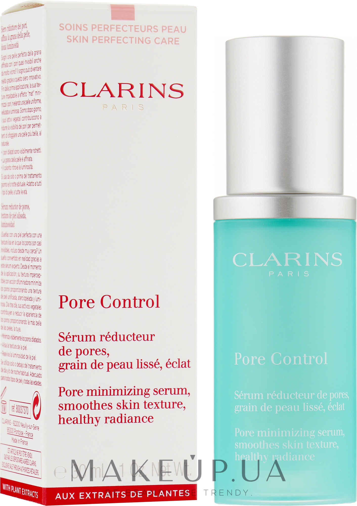 Сироватка для обличчя, що звужує пори - Clarins Pore Control Pore Minimizing Serum — фото 30ml