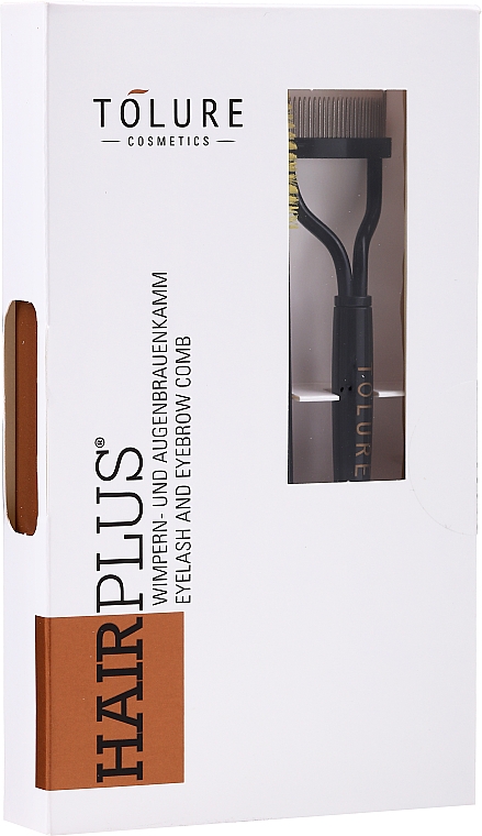 Tolure Cosmetics Hair Plus Eyelash And Eyebrow Comb (brush/2pcs) - Набір — фото N1