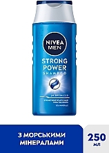 Шампунь для чоловіків  - NIVEA MEN Strong Power Shampoo — фото N2