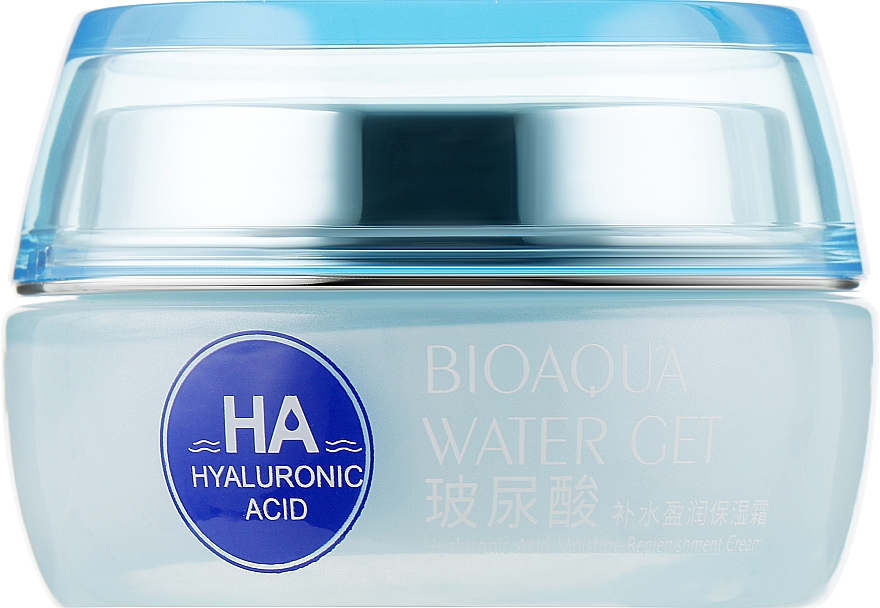 Омолоджувальний крем для обличчя з гіалуроновою кислотою - Bioaqua Water Get Hyaluronic Acid Cream — фото N2