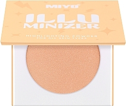 Пудра-хайлайтер для обличчя й тіла - Miyo Illuminizer Highlighting Powder — фото N1