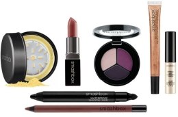 Духи, Парфюмерия, косметика Набор - Smashbox Gift Set №1 (lipstick/3g + shadow/2.76g + pow/7.1g + shadow liner/2.67g + shine/10.5ml + pencil/1.2g + lumizing powder/1g)