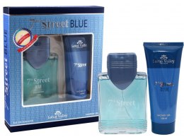 Парфумерія, косметика Lotus Valley 7th Street Blue - Набір (edt/100ml + sh/g/100ml)