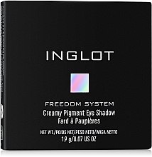 Кремовые пигментные тени - Inglot Freedom System Creamy Pigment Eye Shadow — фото N2